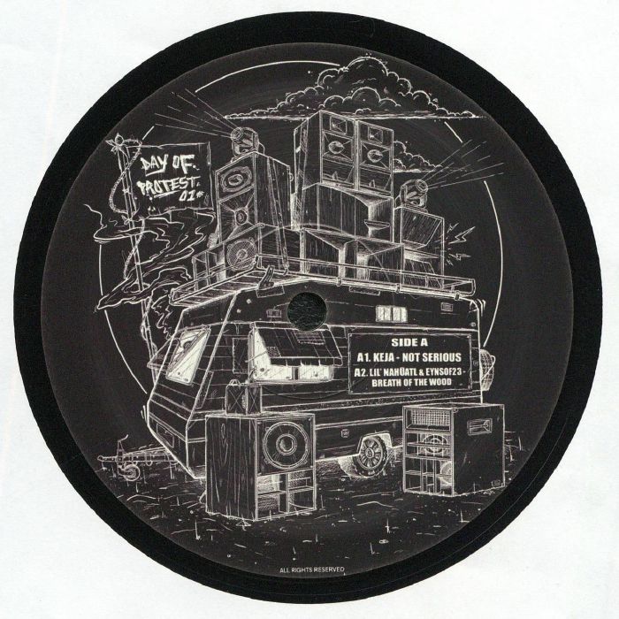 KEJA / LIL NAHUATL / EYNSOF23 / TUKO / BHOR – Day Of Protest vinyl cover
