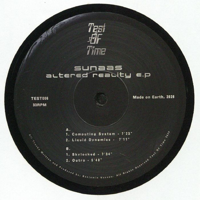 SUNAAS – Altered Reality EP vinyl cover