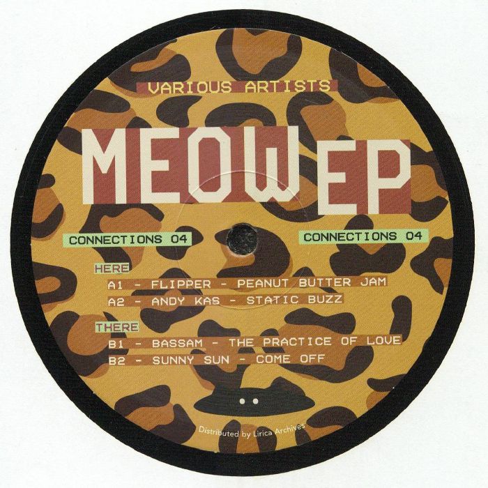FLIPPER / ANDY KAS / BASSAM / SUNNY SUN – Meow EP vinyl cover