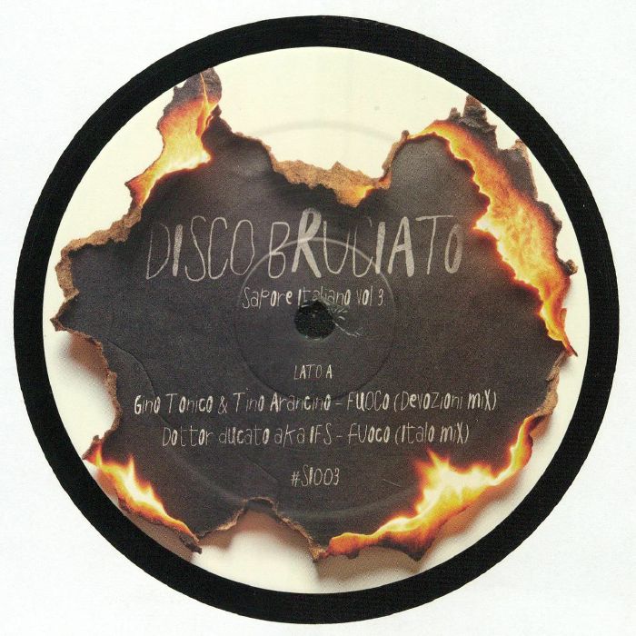 VARIOUS – Disco Bruciato EP vinyl cover
