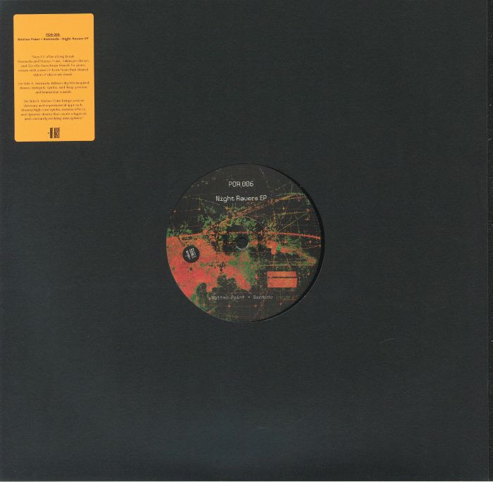 Matteo POINT / BERMUDA – Night Ravers EP vinyl cover