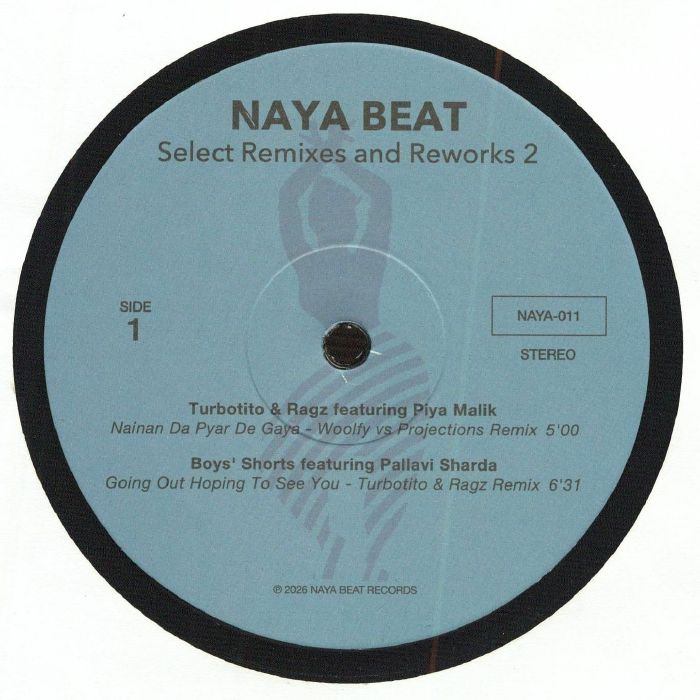 TURBOTITO / BOYS' SHORTS / PINKY ANN RIHAL / ASHA PUTHLI – Naya Beat Select Remixes & Reworks 2 vinyl cover