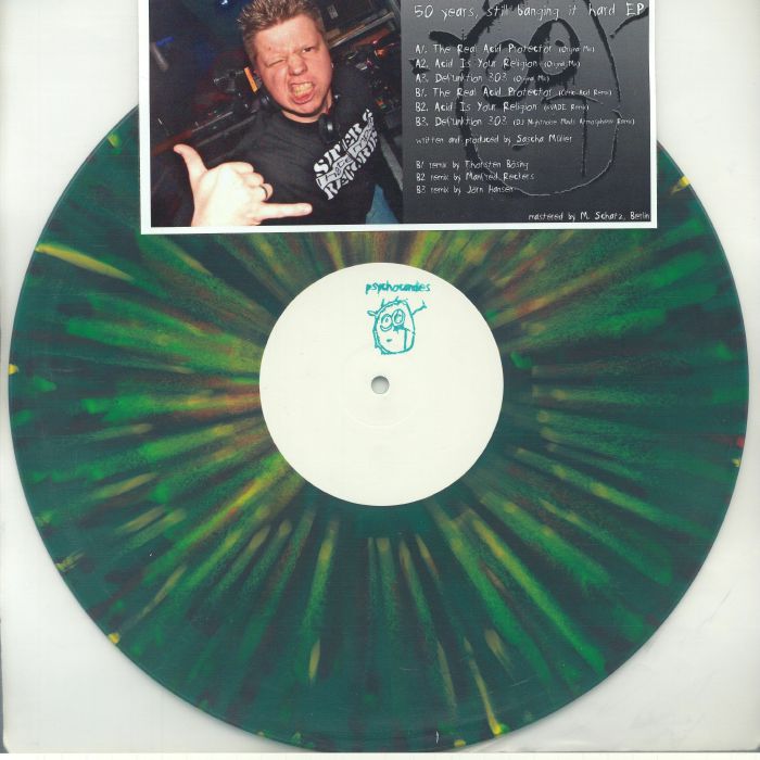 Sascha Muller – 50 Years Still Banging It Hard EP vinyl cover