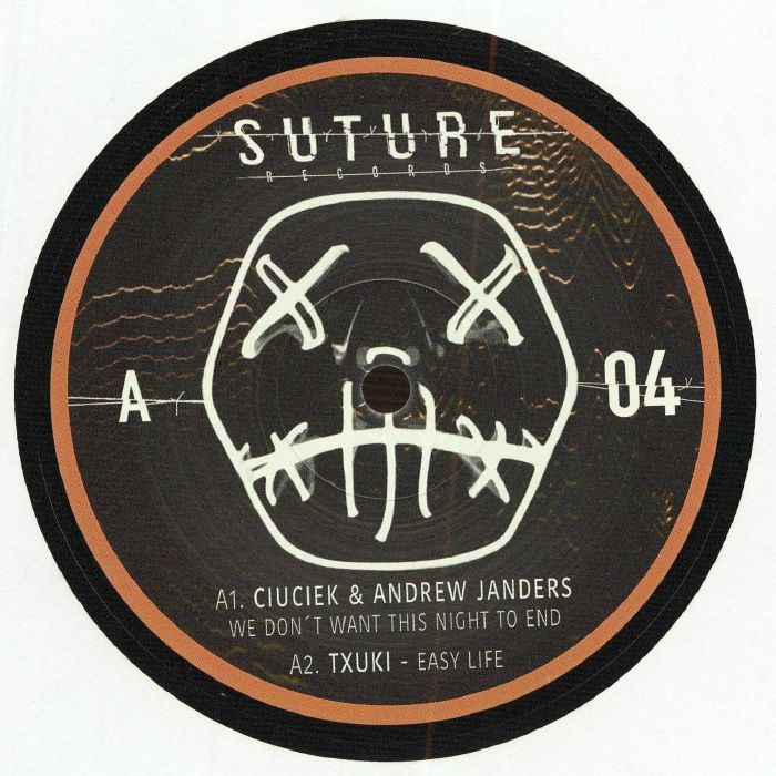 CIUCIEK / ANDREW JANDERS / TXUKI / PUNTO / RYAN WILDSTYLE – SUTURE 004 vinyl cover