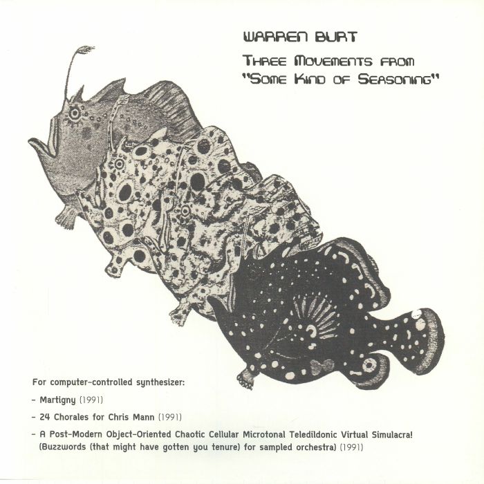 Warren BURT – Three Movements From Some Kind Of Seasoning vinyl cover