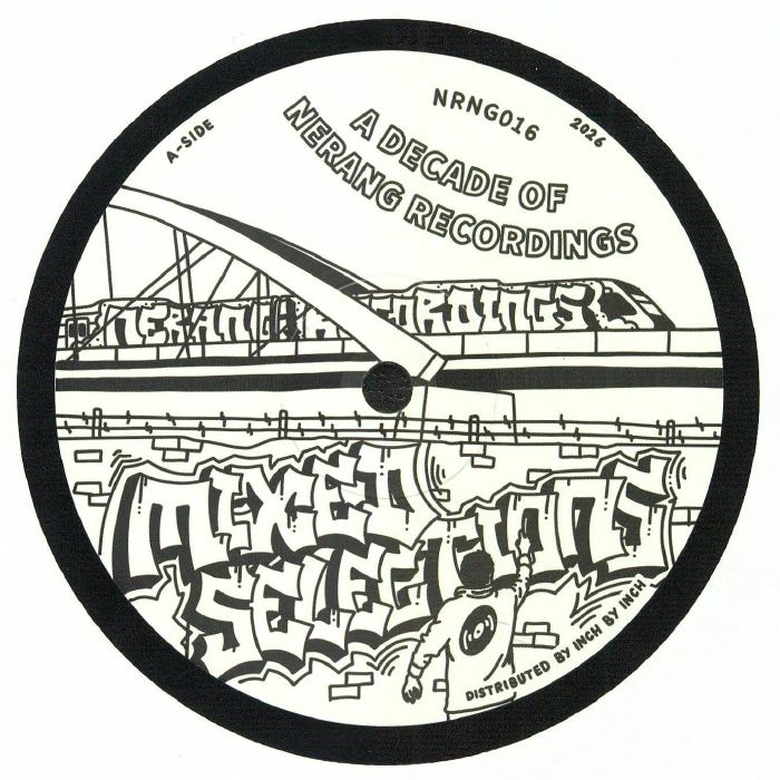 VARIOUS – A Decade Of Nerang Recordings: Mixed Selections vinyl cover