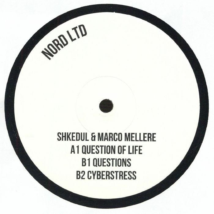 SHKEDUL / MARCO MELLERE – Questions EP vinyl cover