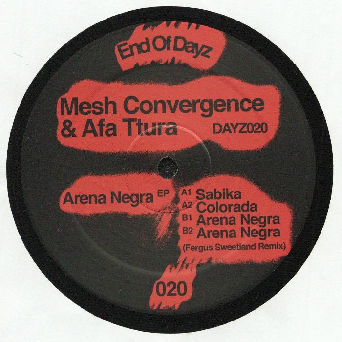 MESH CONVERGENCE / AFA TTURA – Arena Negra vinyl cover