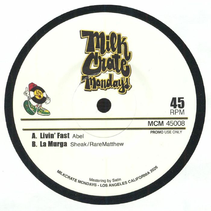 ABEL / SHEAK / RAREMATTHEW – Livin' Fast vinyl cover