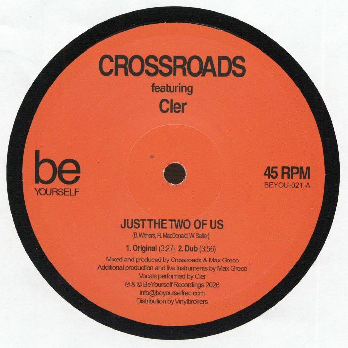 CROSSROADS feat / CLER – Just The Two Of Us vinyl cover