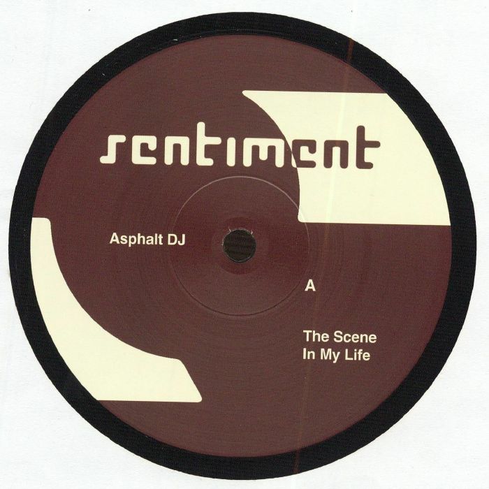 ASPHALT DJ – SNTMNT 002 vinyl cover