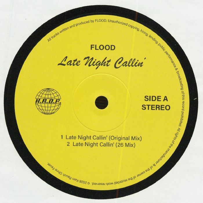 FLOOD – Late Night Callin' vinyl cover