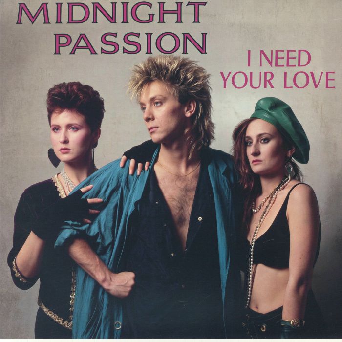 MIDNIGHT PASSION – I Need Your Love (reissue) vinyl cover