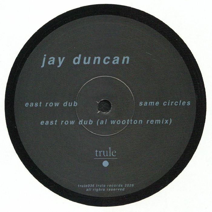 Jay DUNCAN – East Row Dub vinyl cover