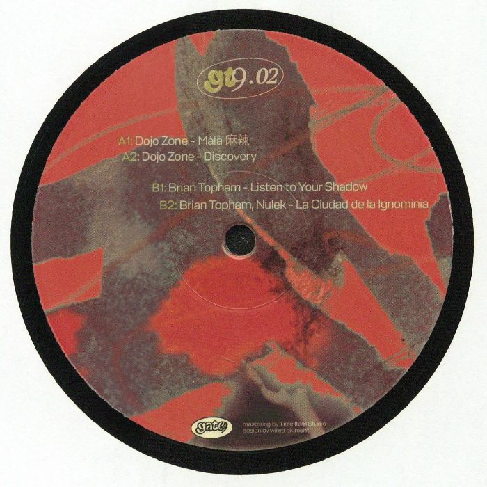 DOJO ZONE / BRIAN TOPHAM / NULEK – GT9 02 vinyl cover
