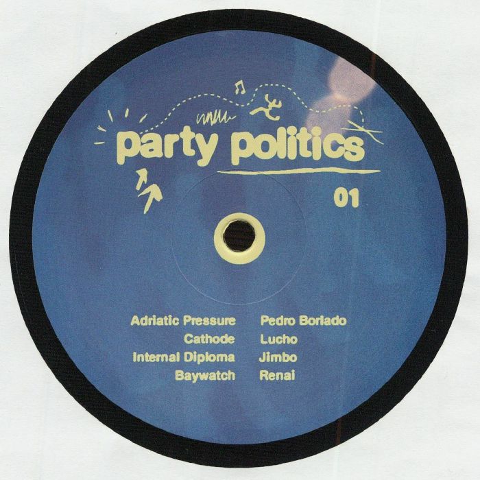 Pedro BORLADO / LUCHO / JIMBO / RENAI – Party Politics vinyl cover