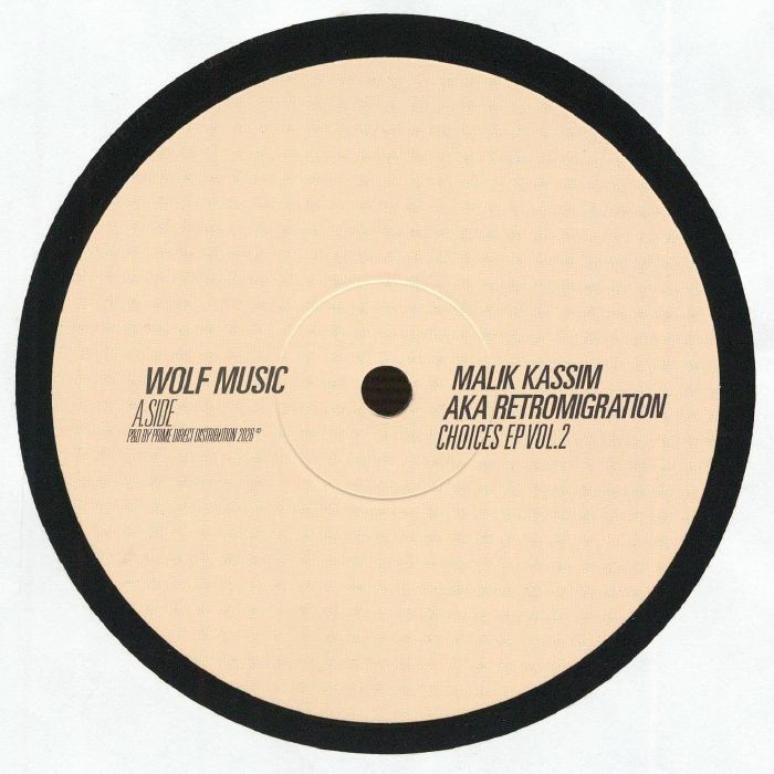 Malik aka RETROMIGRATION KASSIM – Choices EP Vol 2 vinyl cover
