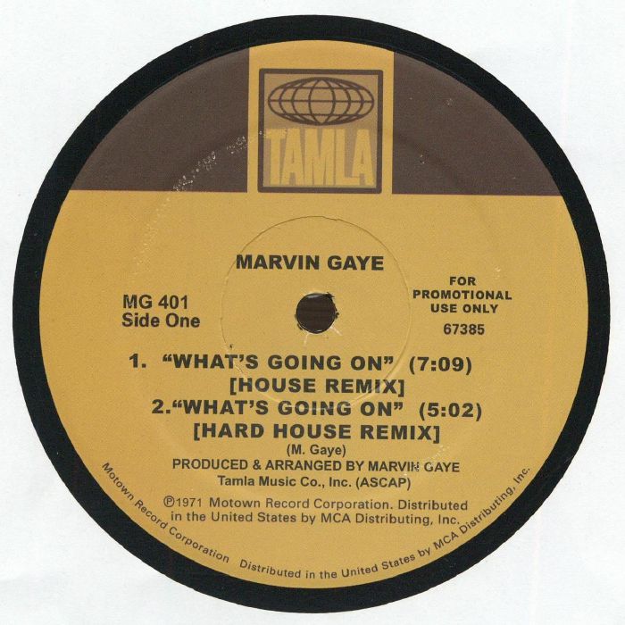 Marvin GAYE – What's Going On (remixes) vinyl cover