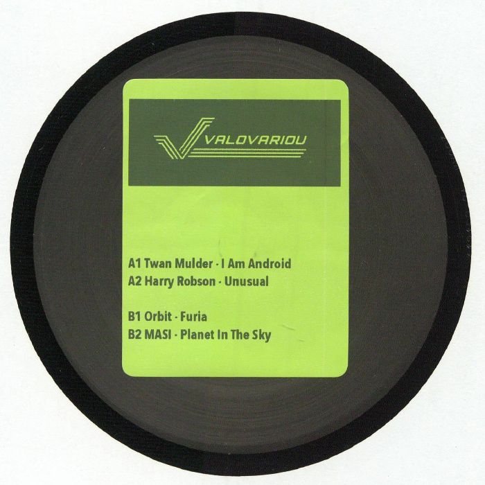 Twan MULDER / HARRY ROBSON / ORBIT / MASI – VALOVARIOU 003 vinyl cover
