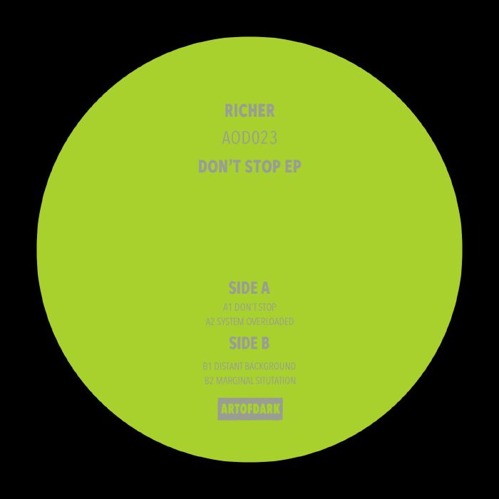RICHER - Don't Stop EP Vinyl at Juno Records.