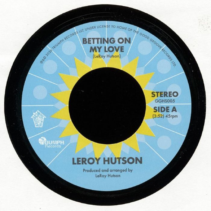 Leroy HUTSON – Betting On My Love vinyl cover