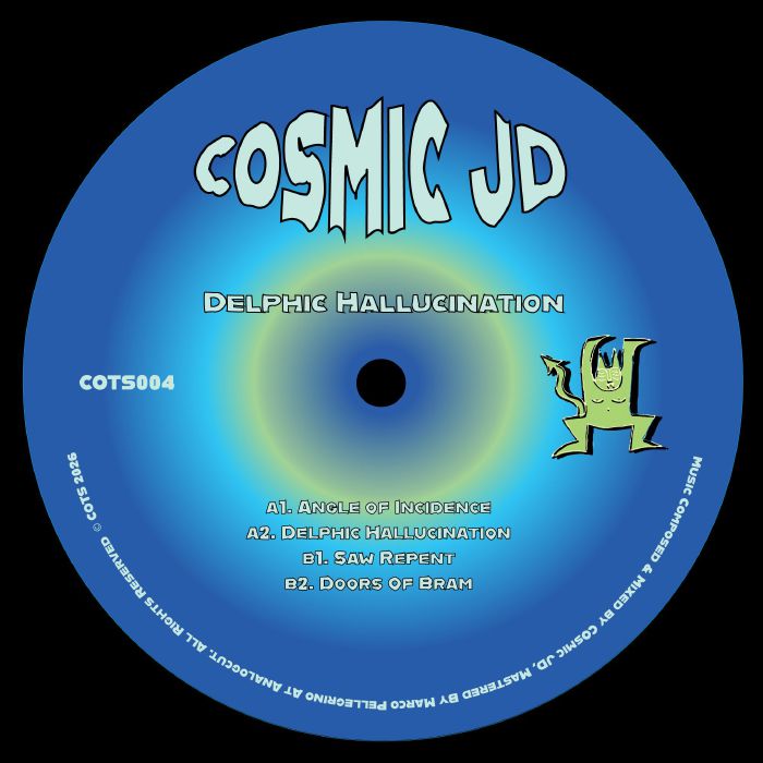 COSMIC JD – Delphic Hallucination vinyl cover