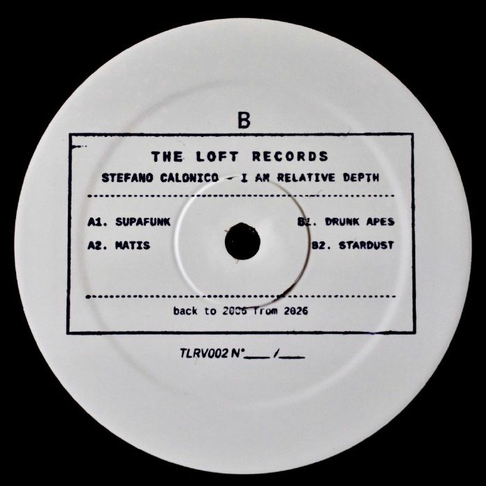 Stefano CALONICO – I Am Relative Depth EP vinyl cover