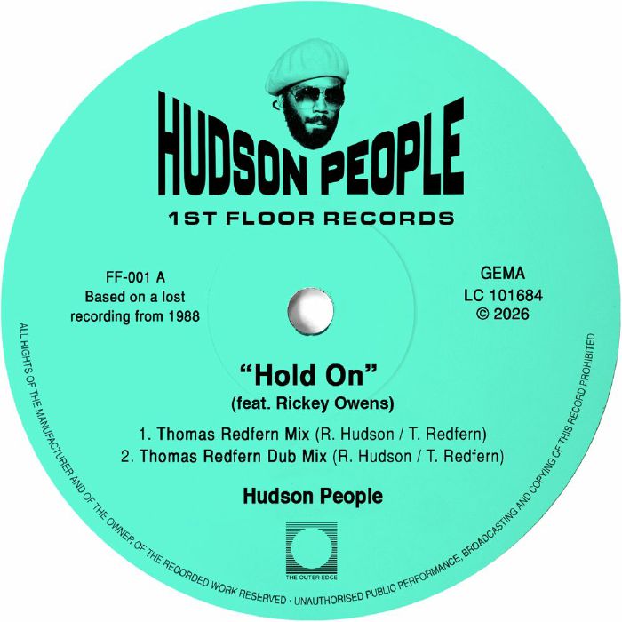 HUDSON PEOPLE feat RICKEY OWENS – Hold On vinyl cover