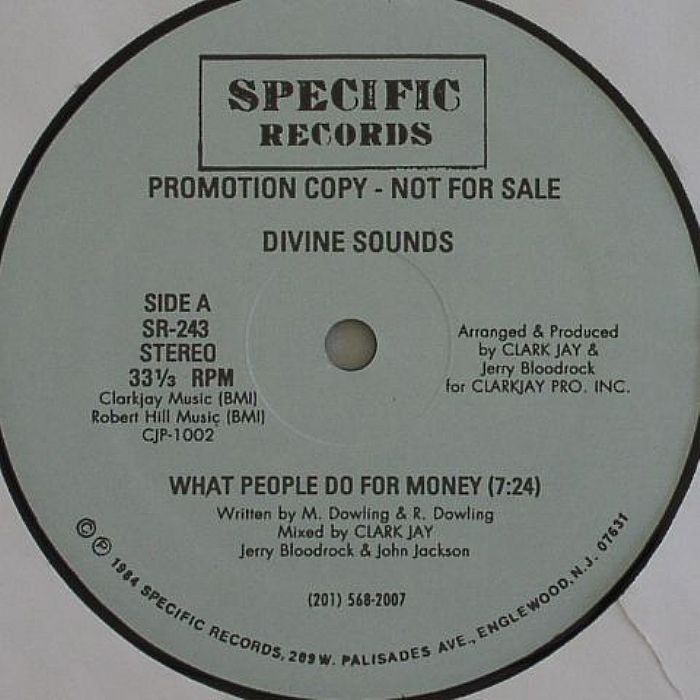 DIVINE SOUNDS - What People Do For Money