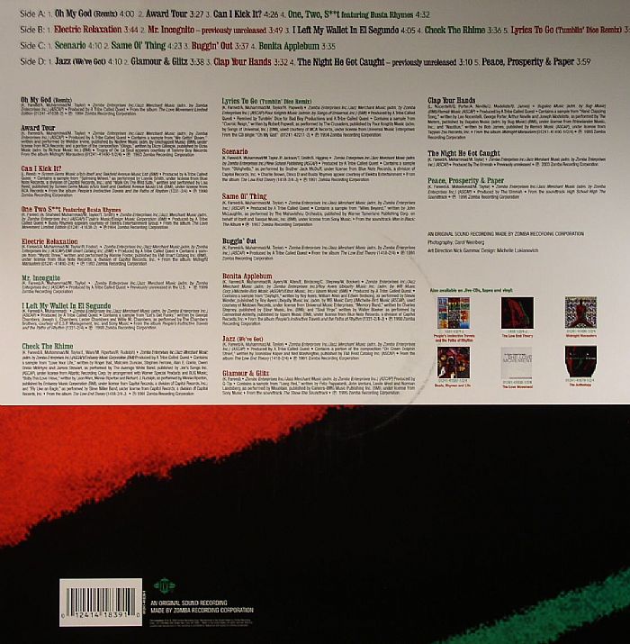 A TRIBE CALLED QUEST - Hits Rarities & Remixes