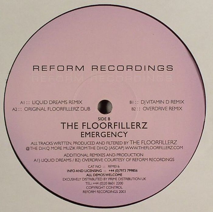 Floorfillerz, The / DJ Vitamin D - Live Jazz 2001 Floorfillerz, The / DJ Vitamin D - Live Jazz 2001