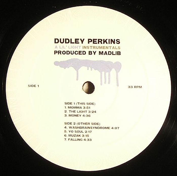 PERKINS, Dudley - A Lil' Light (Instrumentals)