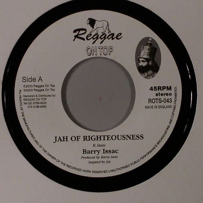 ISSAC, Barry/REGGAE ON TOP ALL STARS - Jah Of Righteousness