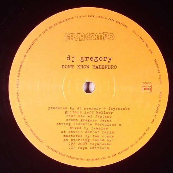 DJ GREGORY - Don't Know Malendro