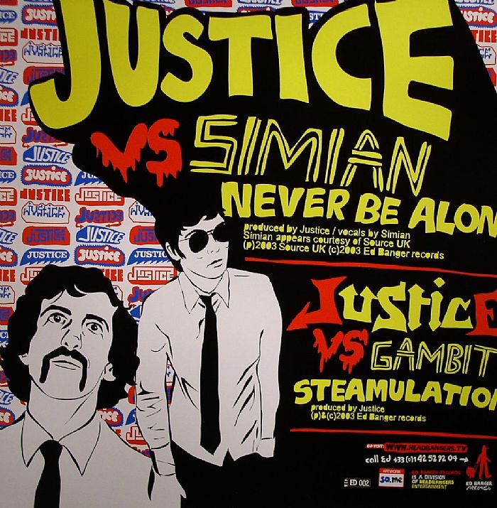 JUSTICE vs SIMIAN & GAMBIT/ESPION - Never Be Alone