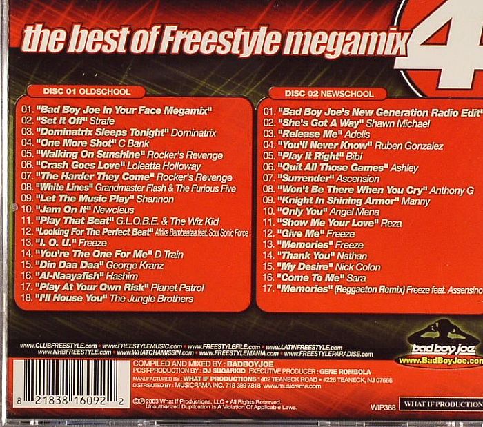 VARIOUS The Best Of Freestyle Megamix Volume 4 Vinyl At Juno Records.