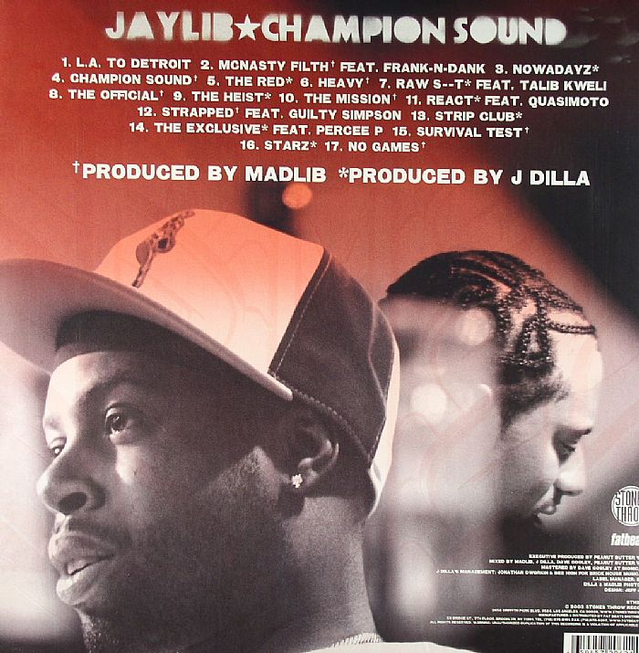 JAYLIB aka J DILLA & MADLIB Champion Sound vinyl at Juno Records. Madlib J Dilla