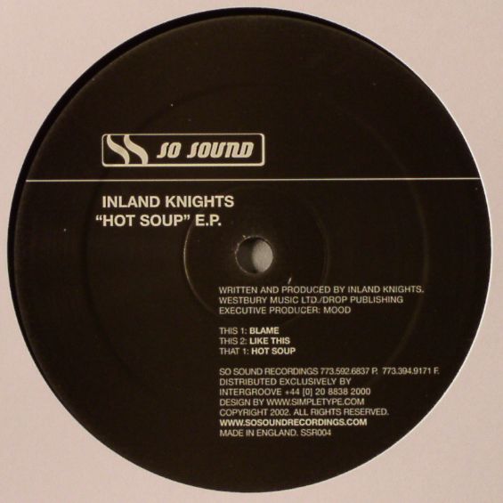 INLAND KNIGHTS - Hot Soup EP