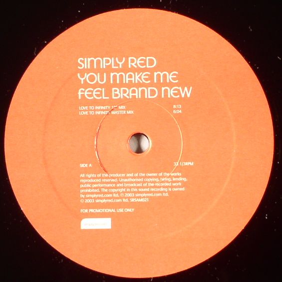 SIMPLY RED - You Make Me Feel Brand New