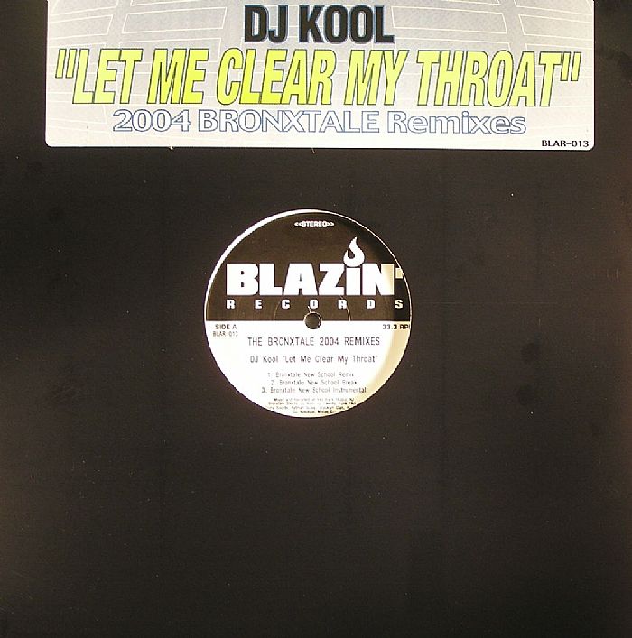 Dj kool let me clear my throat 2004 bronxtale remixes vinyl at juno