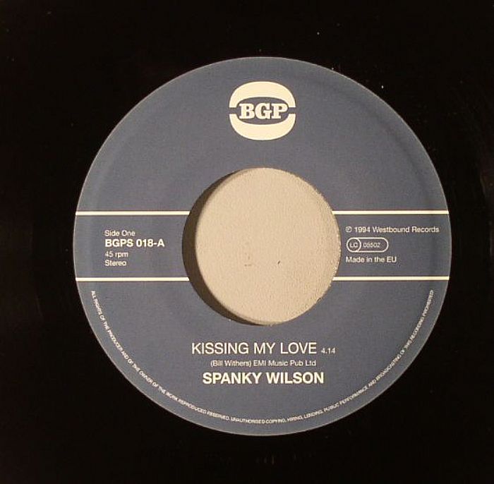 WILSON, Spanky/ALVIN CASH - Kissing My Love
