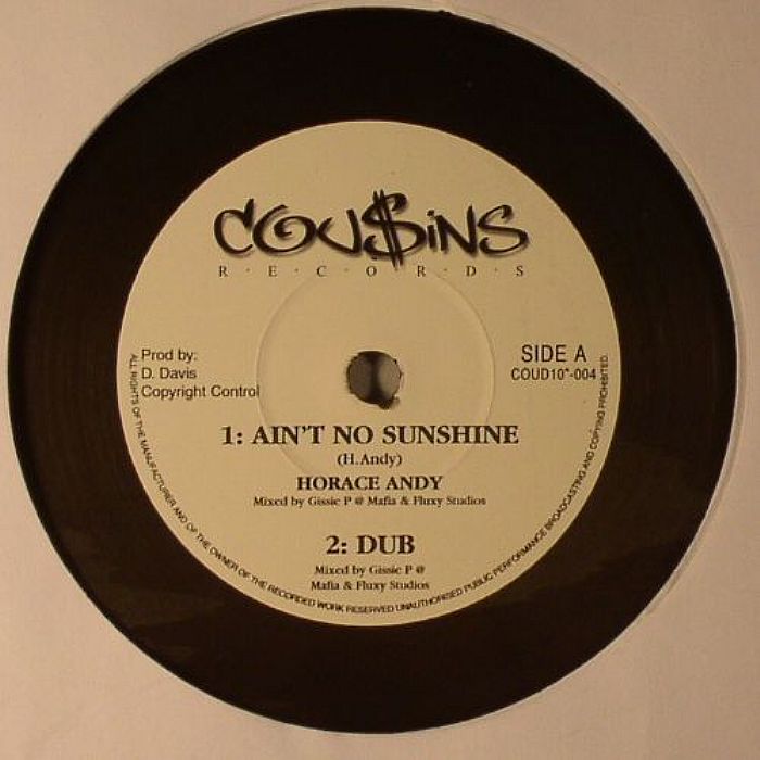 ANDY, Horace/JOHNNY CLARKE - Ain't No Sunshine (Riddim)