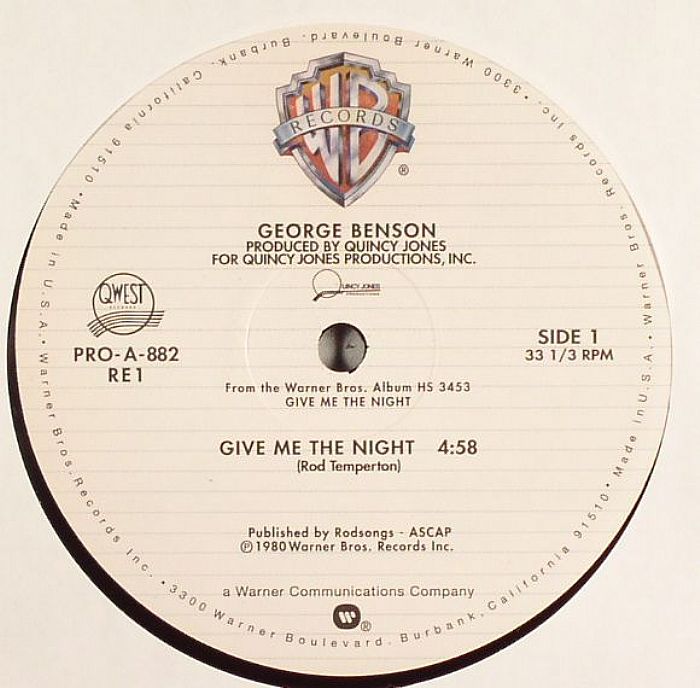 BENSON, George/RUFUS/CHAKA KHAN - Give Me The Night