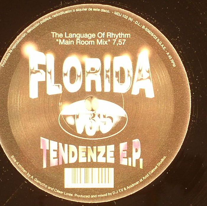 FLORIDA 135/DJ FRANK TRAX - Tendenze EP