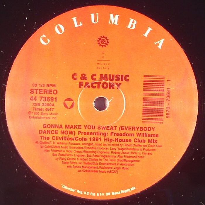 C&C MUSIC FACTORY - Gonna Make You Sweat (Everybody Dance Now)
