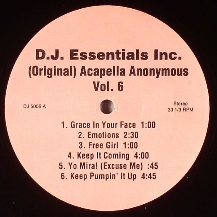 ACAPPELLA ANONYMOUS - Acappella Anonymous Volume 6