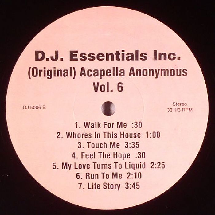 ACAPPELLA ANONYMOUS - Acappella Anonymous Volume 6