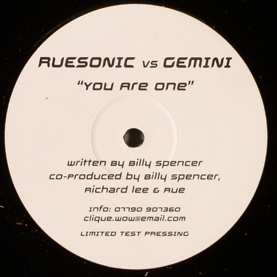 RUESONIC vs GEMINI - You Are One