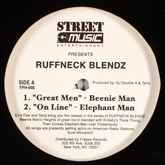 BEENIE MAN/ELEPHANT MAN/DJ DOUBLE A & TARIQ - Ruffneck Blendz