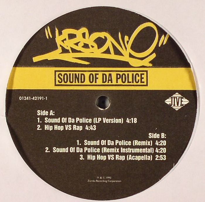 KRS ONE - Sound Of Da Police